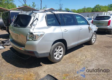 2012 Toyota Highlander Se V6 from USA, damaged, VIN 5TDBK3EH7CS093233